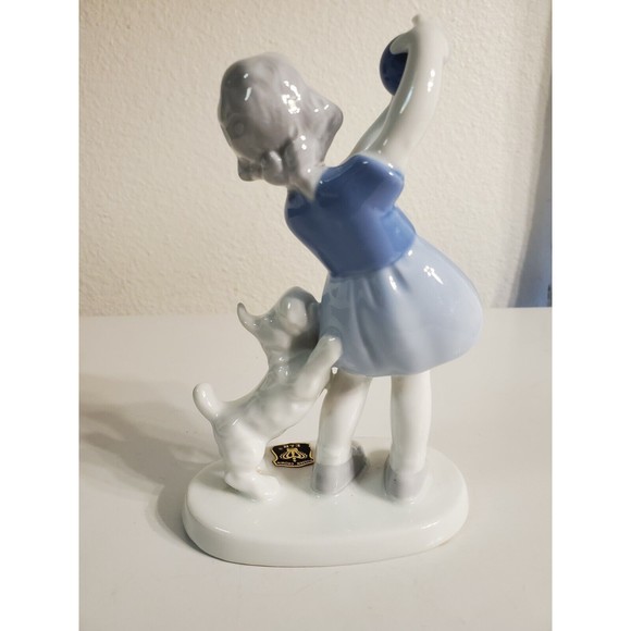 Vintage Gerold Bavaria West Germany Porcelain Figurine Original Sticker As Is - Picture 7 of 10
